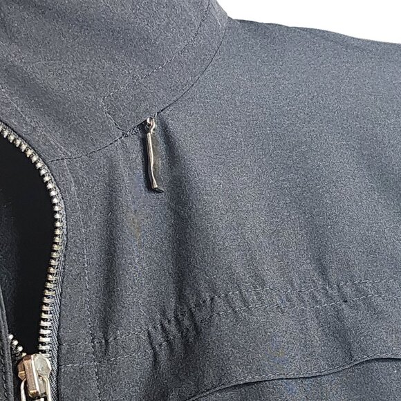 Zenergy Chicos Black Poly Span Elastic Cuff Hidden Hood Jacket Chico Sz 3 US XL - Picture 7 of 16